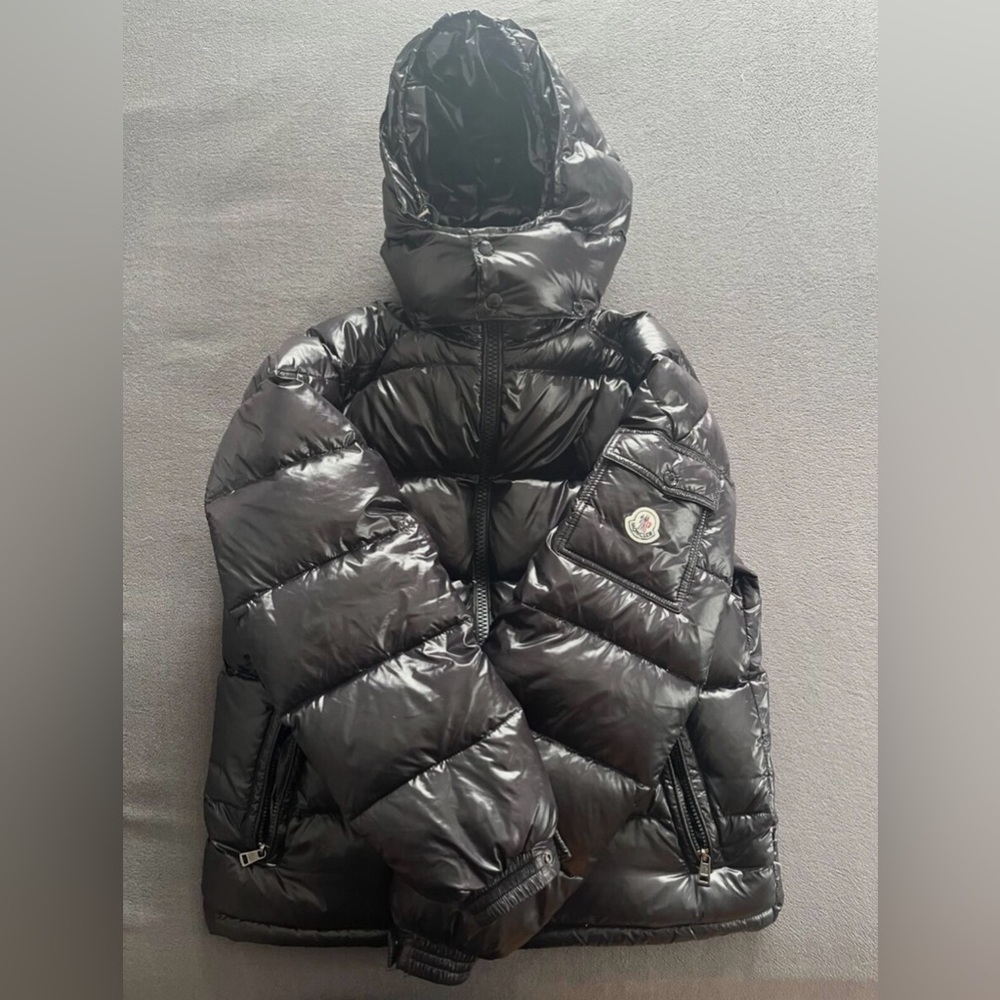 MONCLER MEN’S MAYA PUFFER JACKET, SIZE 4, 100% AUTHENTIC